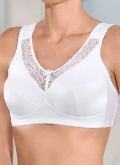 Clearance Susa Zweierpack BH mit Baumwolle Damen Bh Ohne Bügel|Bh Mit Spitze