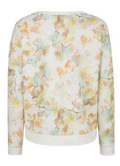 Sweatshirt mit Rundhalsausschnitt Damen Langarm