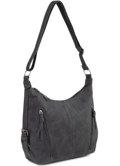 Outlet Tasche aus weichem, dezent schattiertem Synthetik Handtaschen