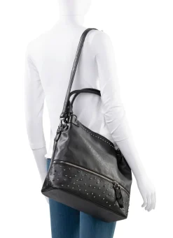Clearance Tasche mit trendigen Ziernieten Handtaschen