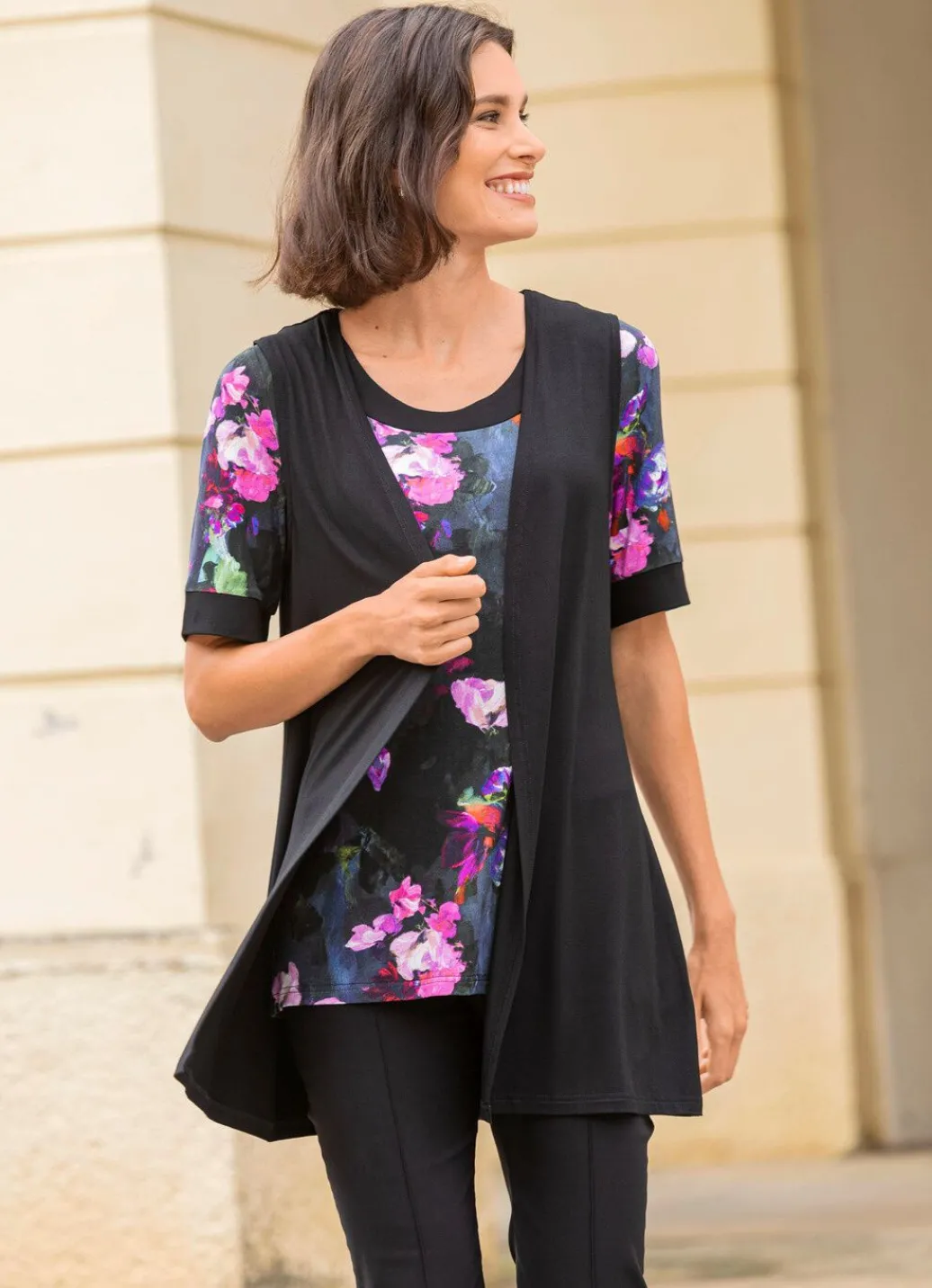 Clearance 2-teiliges Set in verschlussloser Form Damen Sets