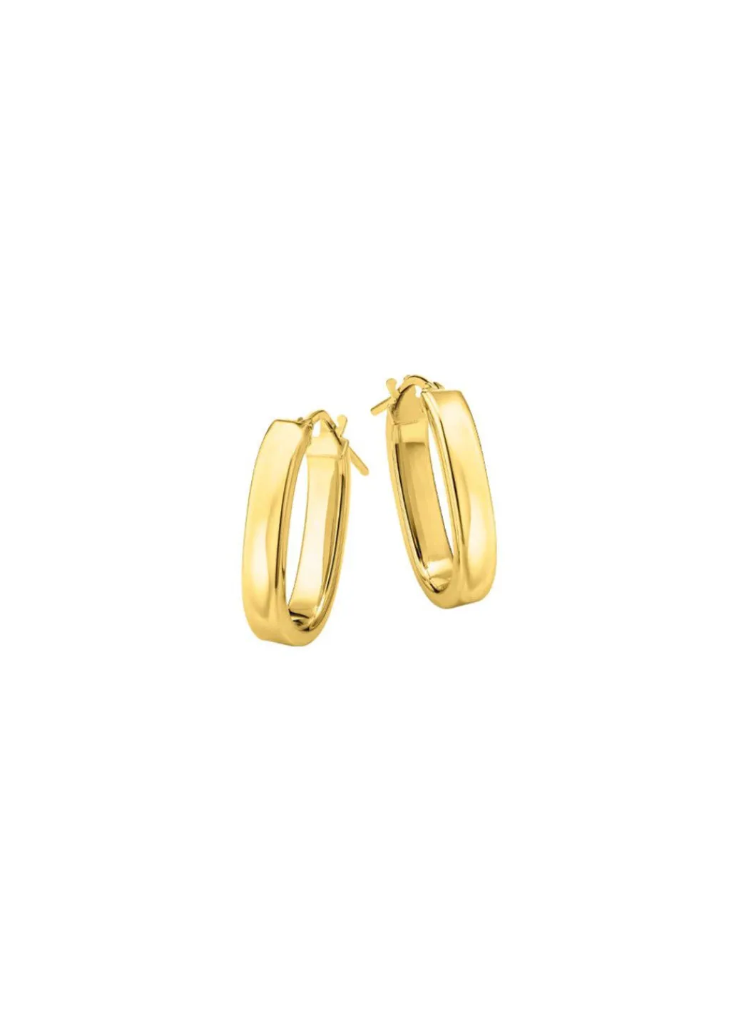 Outlet Tolle Creolen aus vergoldetem Silber Damen Ohrschmuck