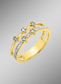 Discount Toller Damenring mit Brillanten und Diamanten Damen Ringe