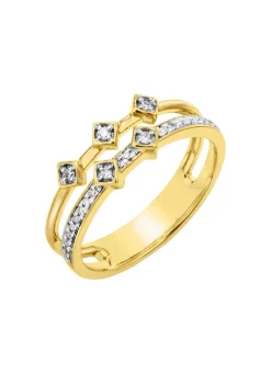 Discount Toller Damenring mit Brillanten und Diamanten Damen Ringe