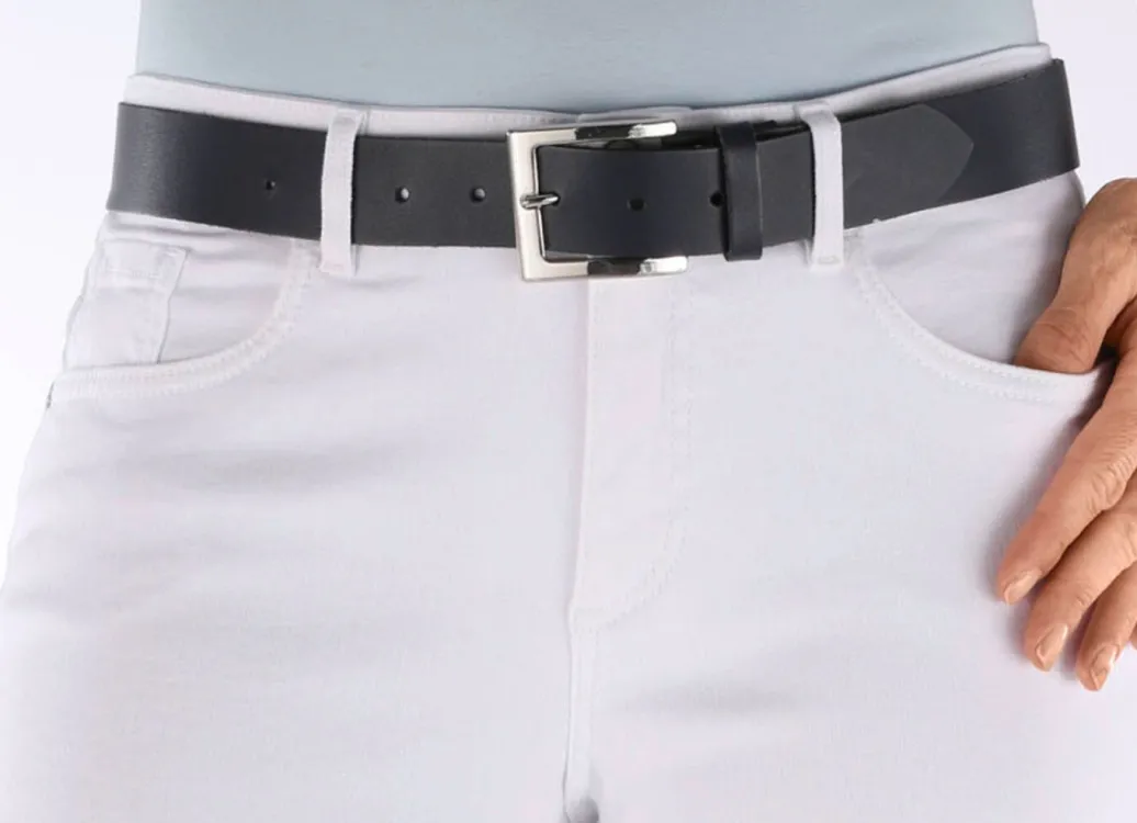 Sale Trendiger Damen-Gürtel aus Leder, 3,5 cm breit Gürtel