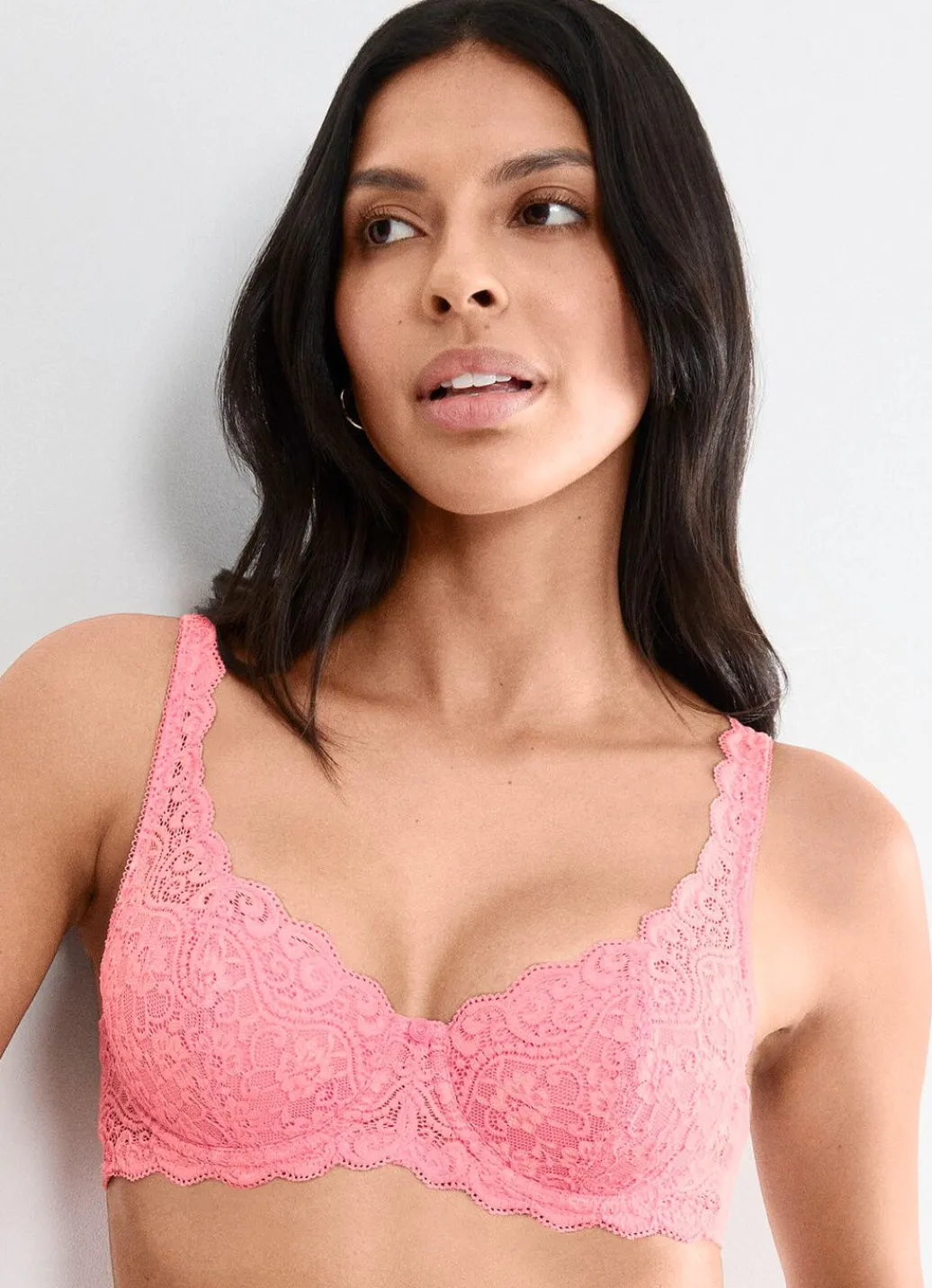 Hot Triumph Amourette Bügel-BH mit Elastikspitze Damen Bh Mit Spitze|Bh Mit Bügel