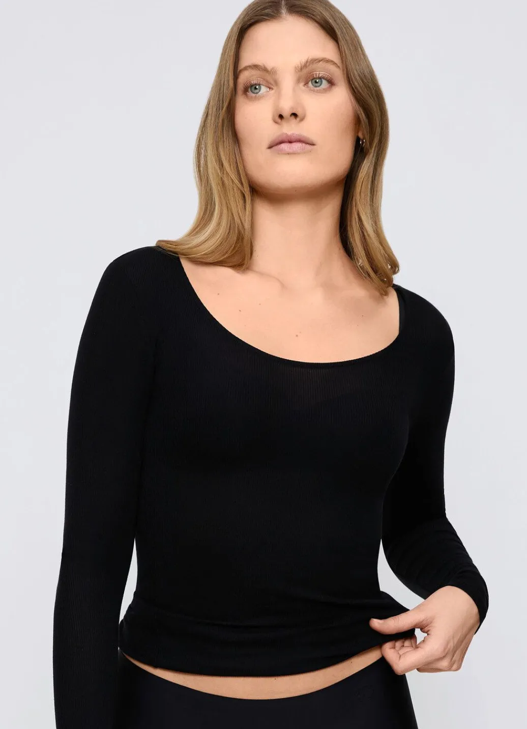 Hot Triumph Langarm-Shirt Damen Unterhemden