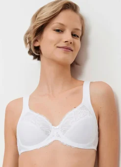 Best Triumph Modern Lace+Cotton Bügel-BH mit Elastikspitze Damen Bh Mit Spitze|Bh Mit Bügel