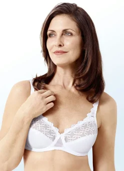 Best Triumph-Letizia Bügel-BH mit effektvoller Stickereispitze Damen Bh Mit Spitze|Bh Mit Bügel