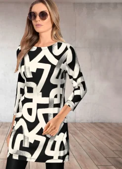 Damen Mona Tuniken<Tunika mit Allover-Druck