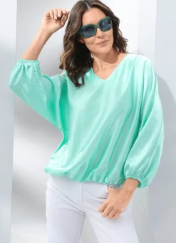 Damen Mona Tuniken|Basics<Tunika mit FledermausÀrmeln