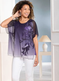 Damen Mona Tuniken|Abendmode<Tunika mit Floral-Druck