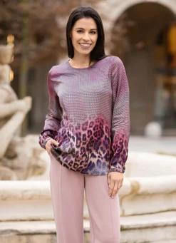 Damen Mona Tuniken<Tunika mit Leo-Print