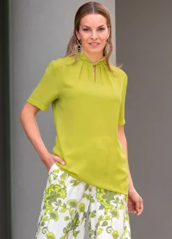 Damen Mona Tuniken|Basics<Tunika mit raffiniert gearbeitetem Stehkragen