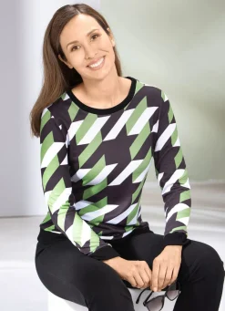 Damen Mona Tuniken<Tunika mit Rippenstrick