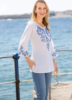 Damen Mona Tuniken<Tunika mit toller Stickerei