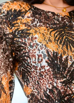 Damen Mona Tuniken<Tunika mit transparenten Ärmeln