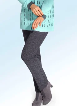 Damen Mona Schlupfhosen<Tweedhose in bequemer Schlupfform