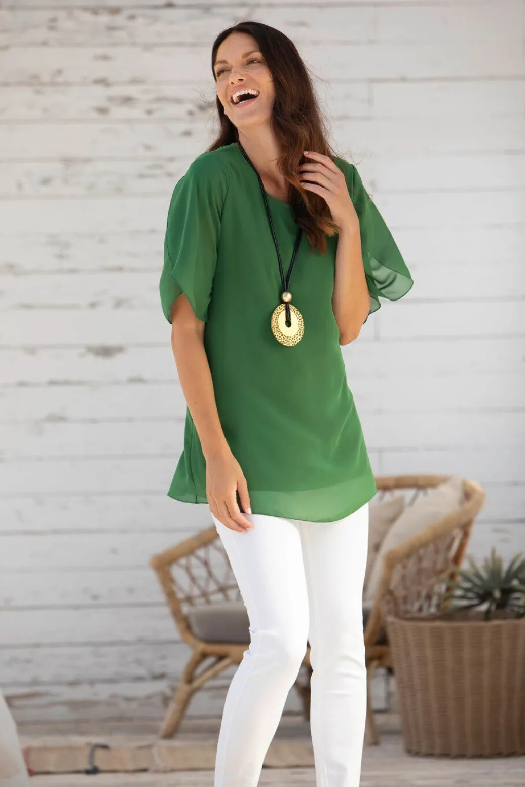 Damen Mona Tuniken|Basics<Unifarbene Tunika