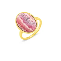 New Vergoldeter Damenring Damen Ringe