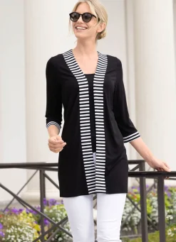 Damen Mona Blusenjacken|Blusen<Verschlussloses Chasuble