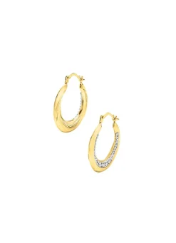 Sale Vielseitige Creolen, beidseitig tragbar Damen Ohrschmuck