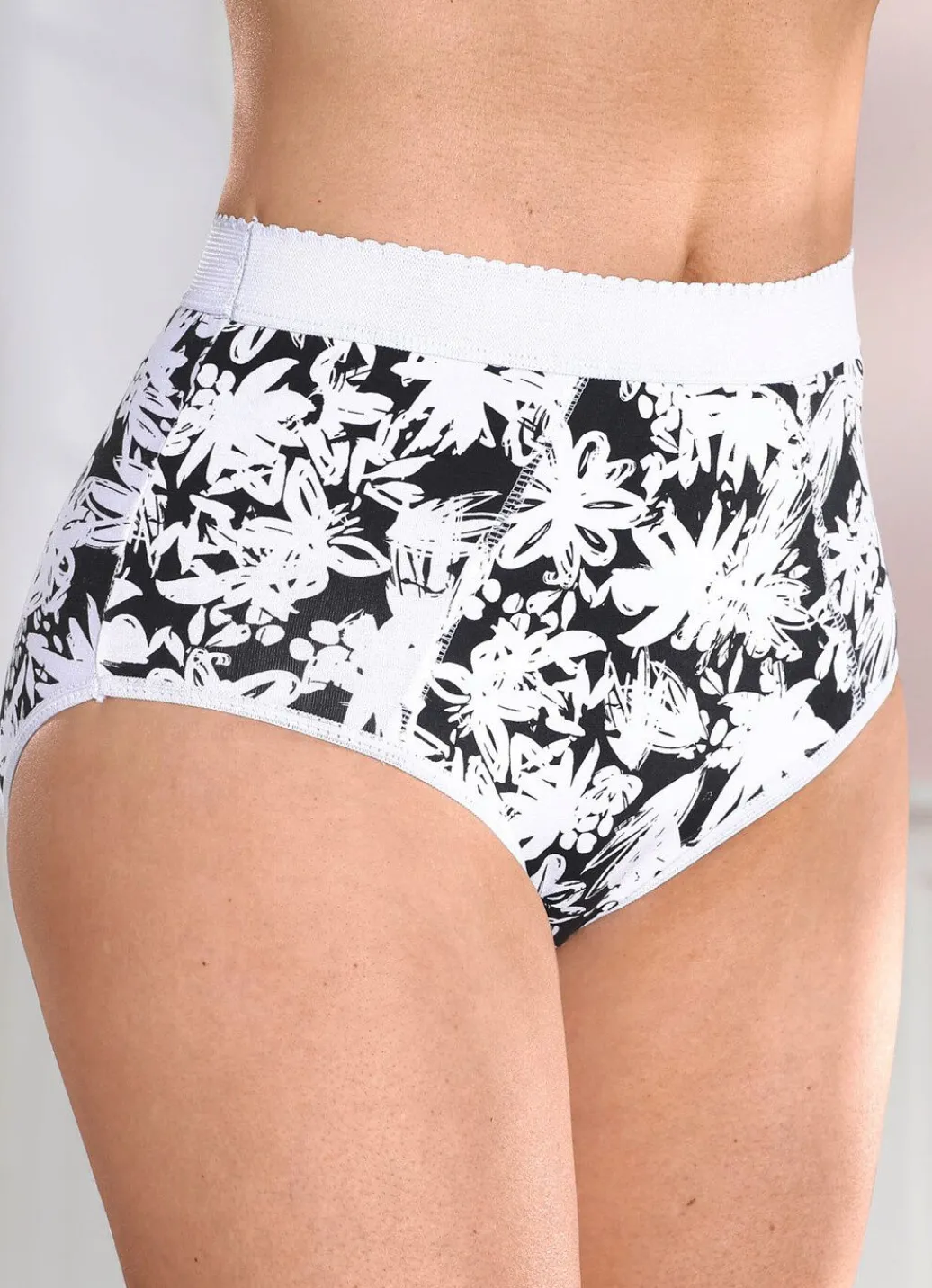 Discount Viererpack Formslips mit verstärkter Bauchpartie Damen Slips|Miederhosen