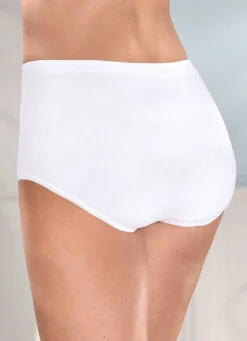 Online Viererpack Nina von C. Slips mit Batistmotiv Damen Slips