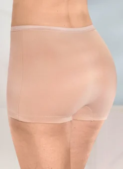 Online Viererpack Pants mit dezent glänzendem Elastikbund Damen Slips|Schlüpfer
