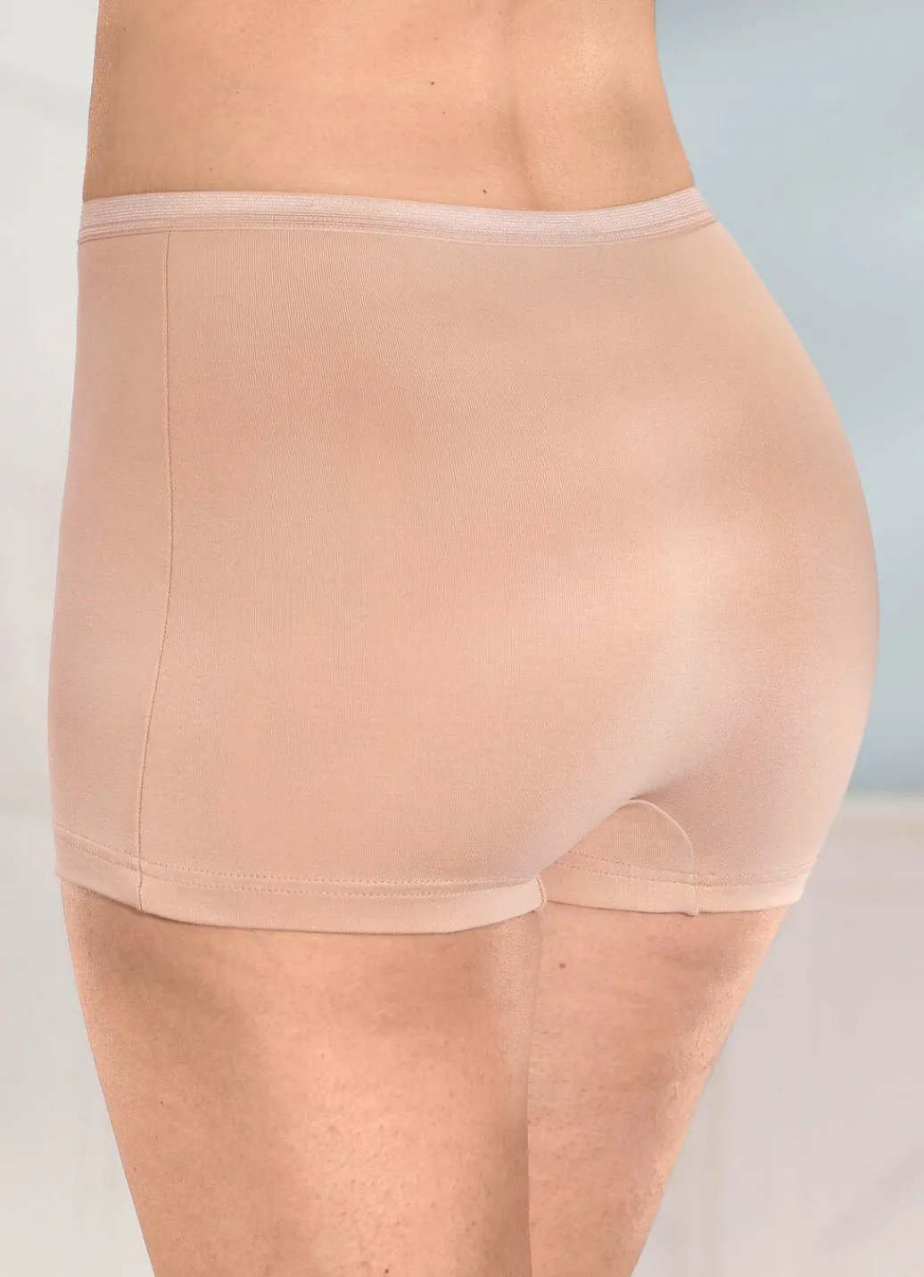 Online Viererpack Pants mit dezent glänzendem Elastikbund Damen Slips|Schlüpfer