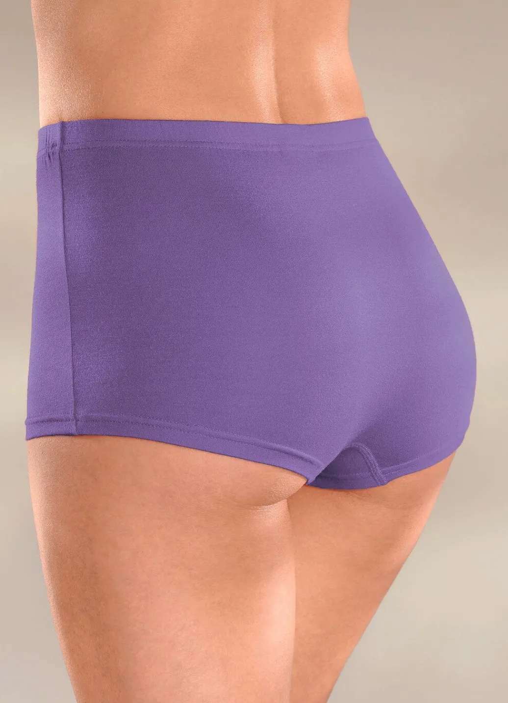 Outlet Viererpack Pants mit Gummizug im Bund Damen Slips