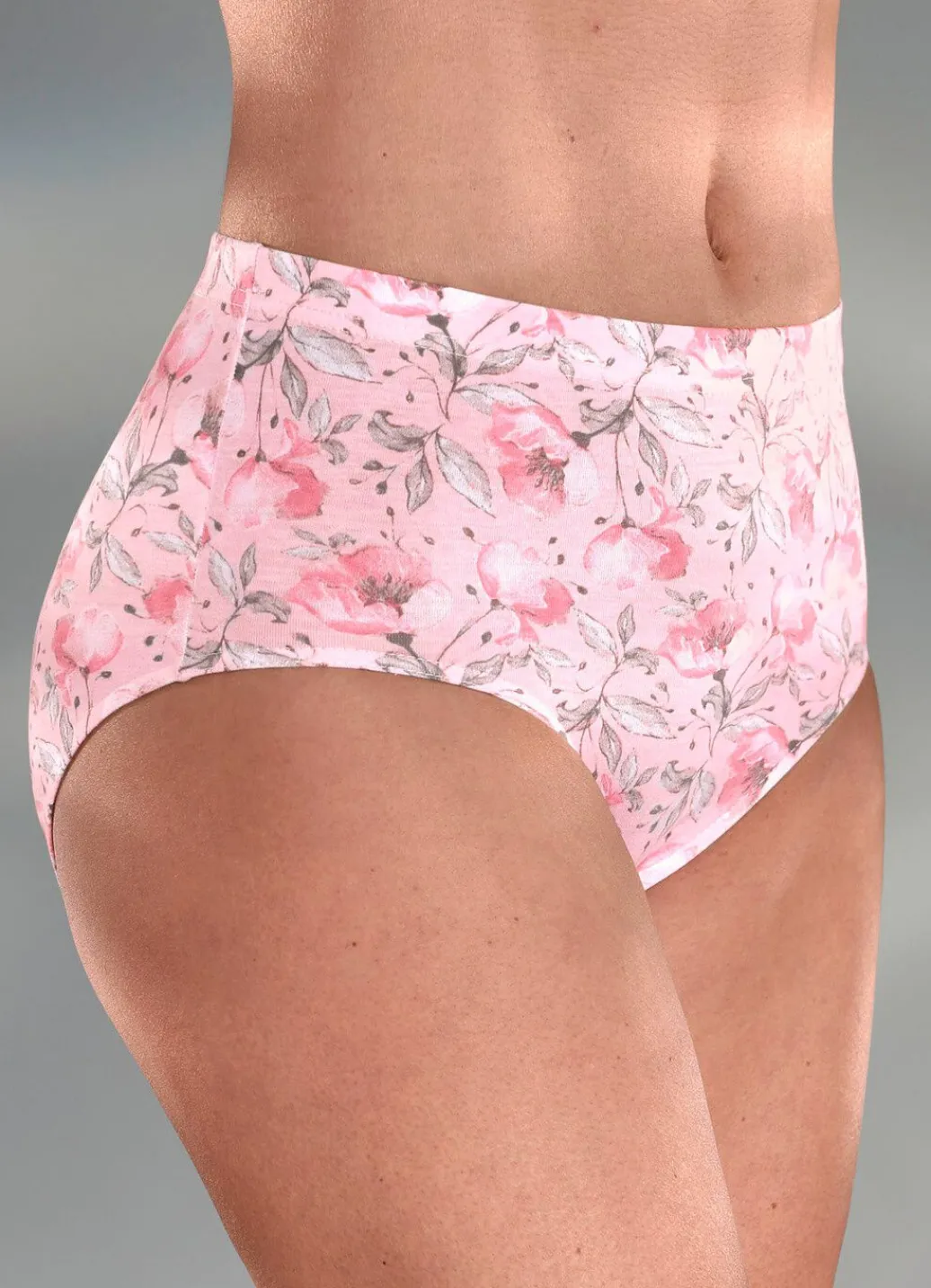 Best Viererpack Slip mit Floraldruck Damen Slips