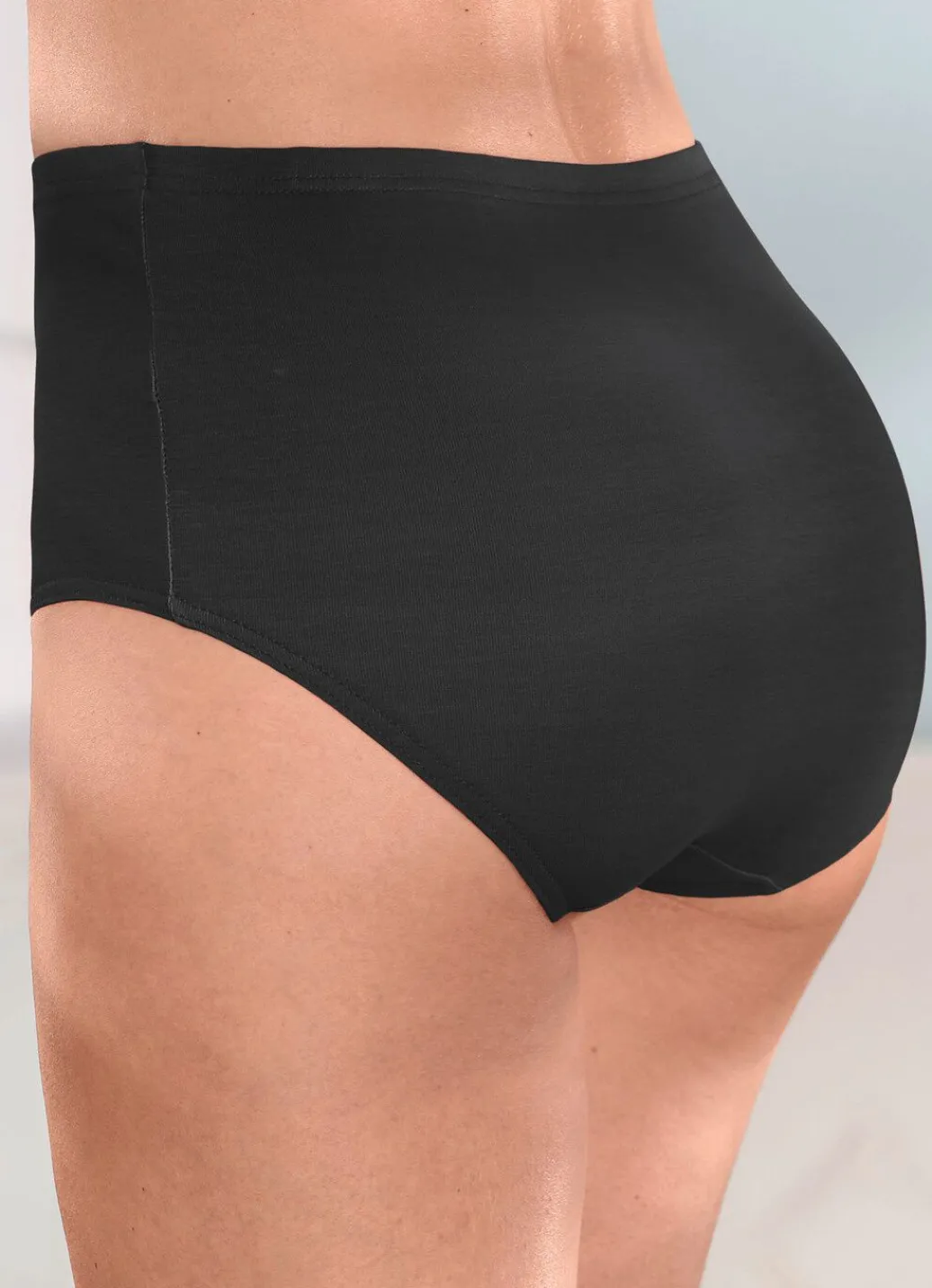 New Viererpack Slips mit Gummizug im Bund Damen Slips