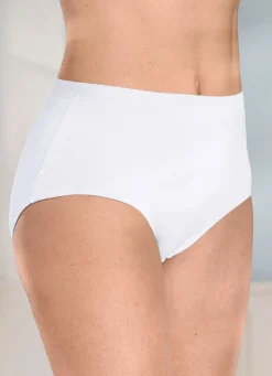 Online Viererpack Slips mit dekorativem Elastikbund Damen Slips