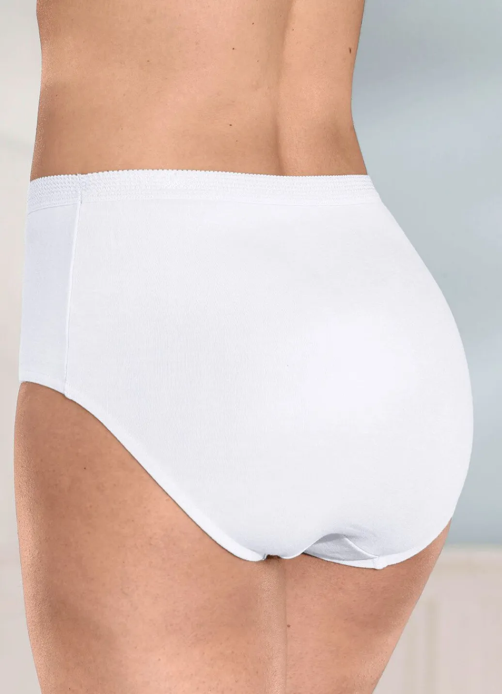 Online Viererpack Slips mit dekorativem Elastikbund Damen Slips