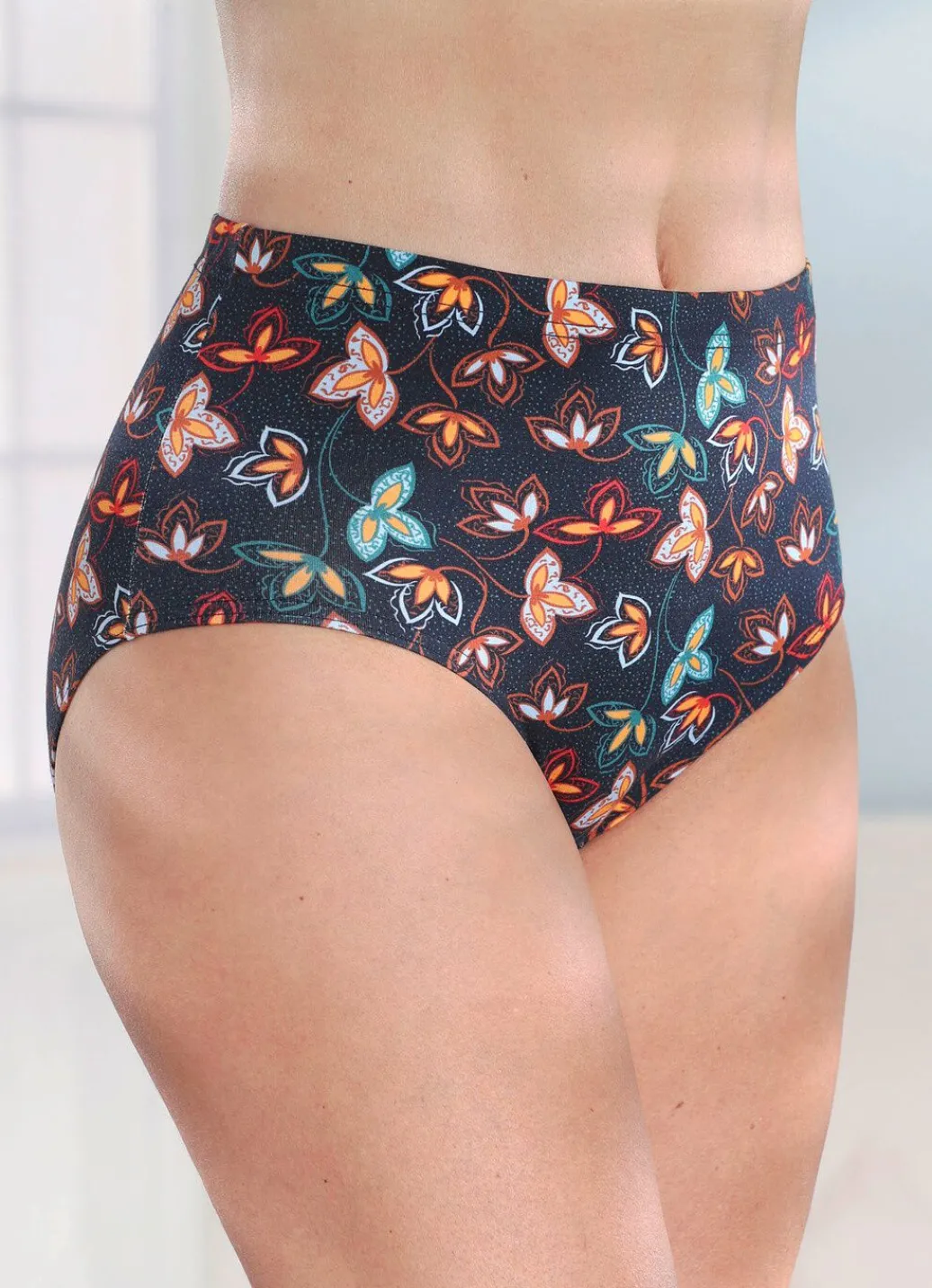 Sale Viererpack Slips mit Digitaldruck Damen Slips