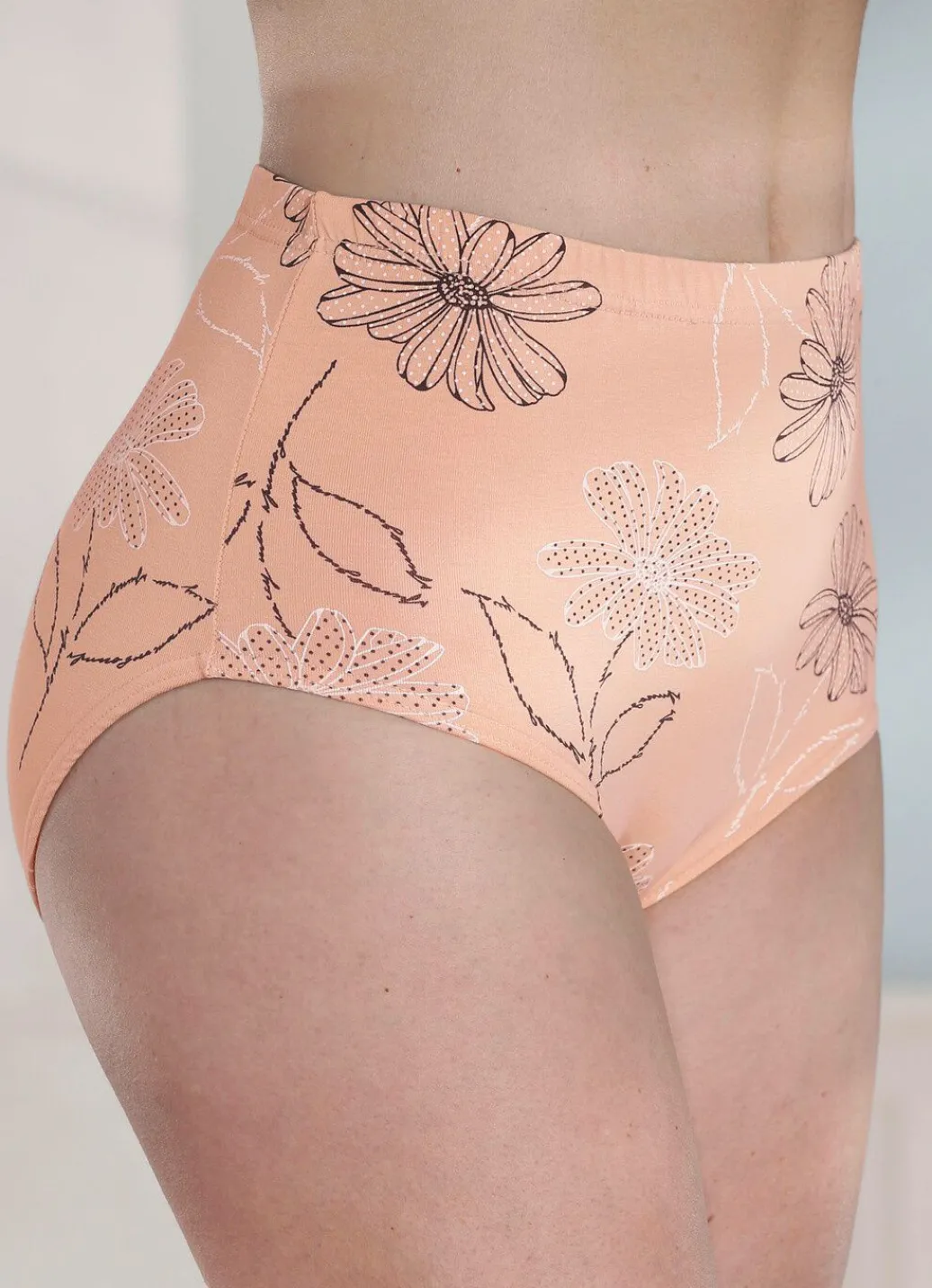 Best Viererpack Slips mit Gummizug im Bund Damen Slips