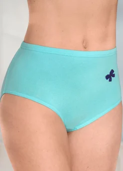 New Viererpack Slips mit Gummizug im Bund Damen Slips