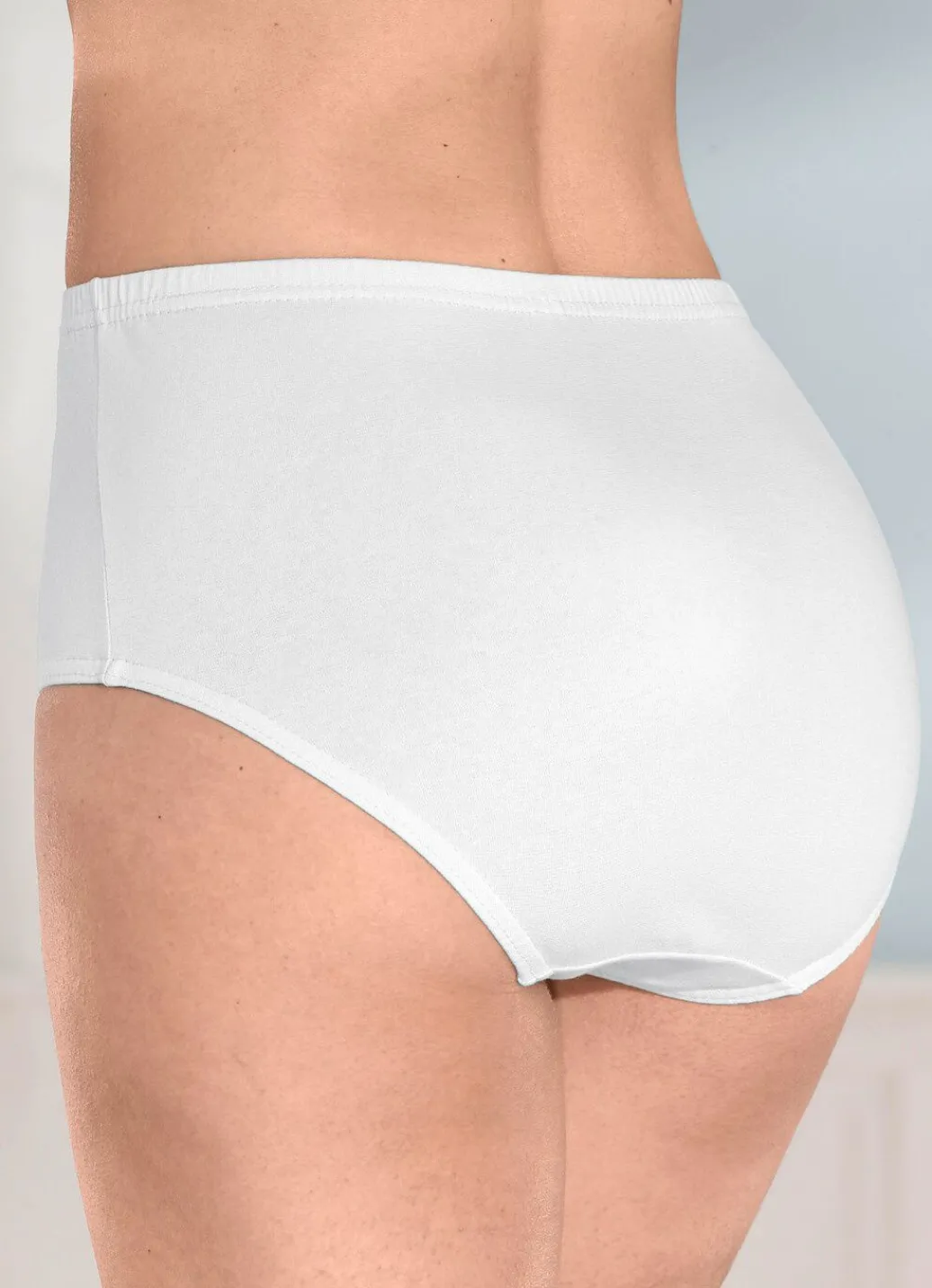 New Viererpack Slips mit Gummizug im Bund Damen Slips