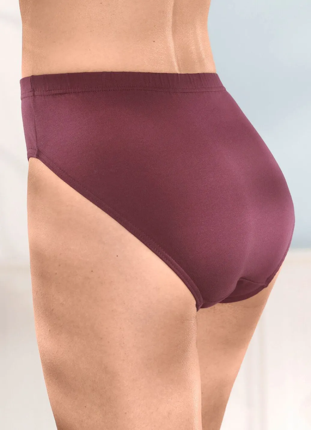 Best Viererpack Slips mit Gummizug im Bund Damen Slips