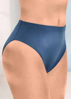 Best Viererpack Slips mit Gummizug im Bund Damen Slips