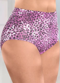 Outlet Viererpack Slips mit Raubtierdessin Damen Slips