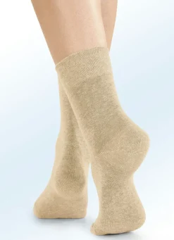 Sale Viererpack Socken mit BIO-Baumwolle Damen Socken