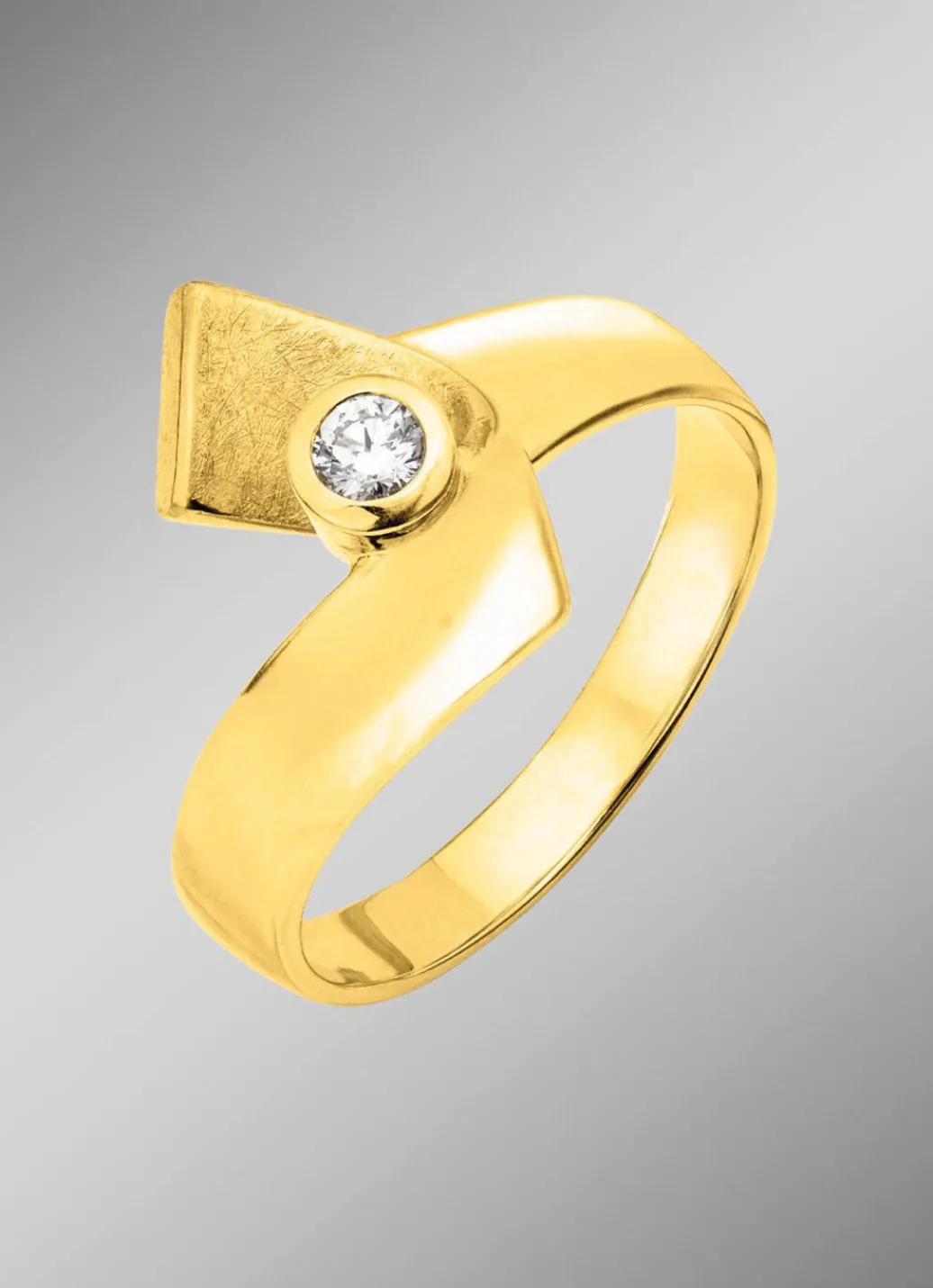 Discount Vollendete Form: Damenring mit Brillant Damen Ringe