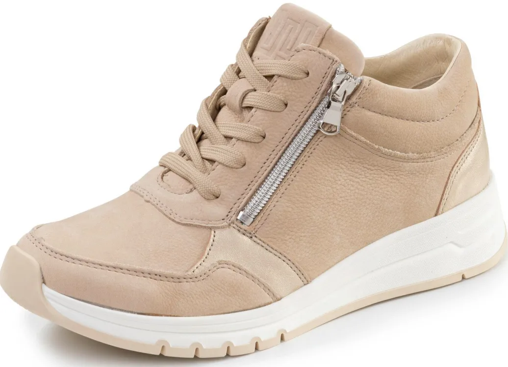 New Waldläufer, bequeme Damen-Boots, Weite H, mit herausnehmbarem Fußbett Damen Sneaker & Sportschuhe|Schnürschuhe