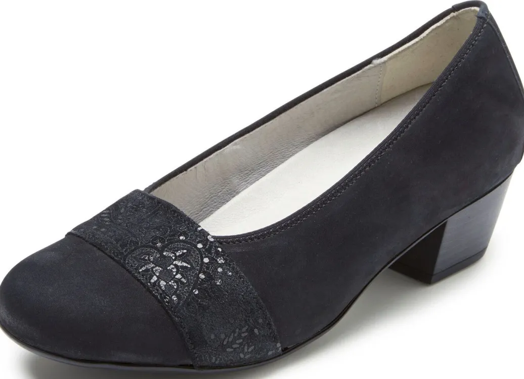 Hot Waldläufer, bequeme Damen-Pumps, Weite K, mit herausnehmbarem Fußbett Damen Pumps