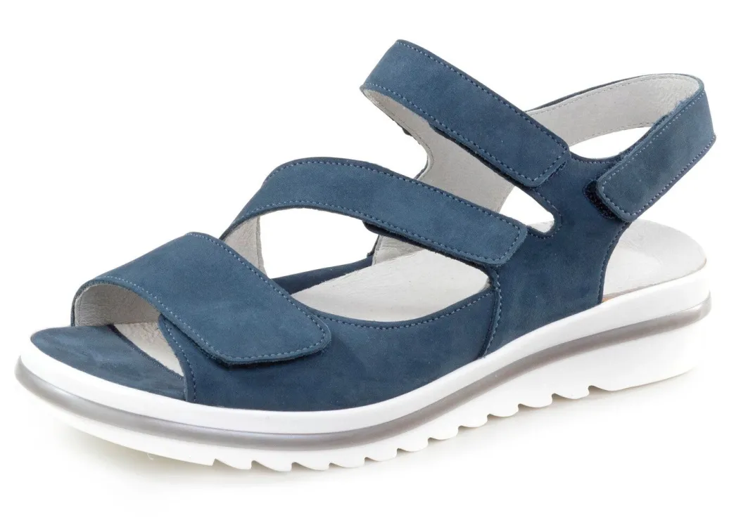 Online Waldläufer, bequeme Damen-Sandalen, Weite H, mit herausnehmbarem Fußbett Damen Sandalen
