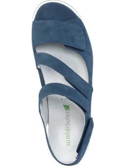 Online Waldläufer, bequeme Damen-Sandalen, Weite H, mit herausnehmbarem Fußbett Damen Sandalen