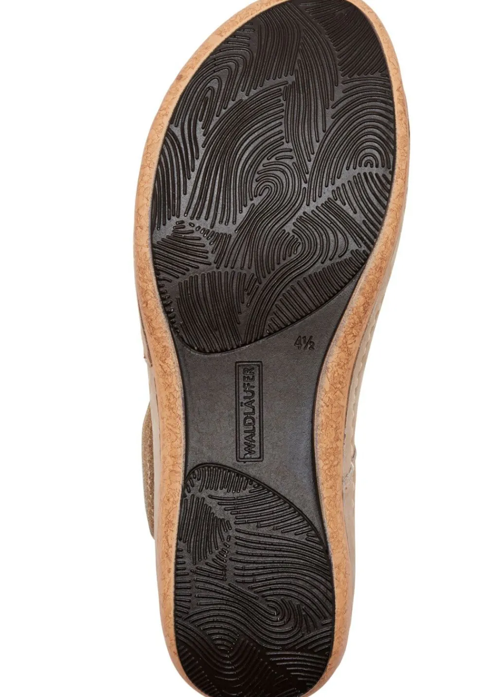 Hot Waldläufer, bequeme Damen-alen, Weite H, mit herausnehmbarem Fußbett Damen Sandalen