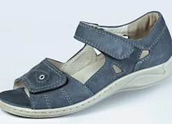 Waldläufer, bequeme Damen-Sandalen, Weite H, mit herausnehmbarem Fußbett Damen Sneaker & Sportschuhe|Sandalen